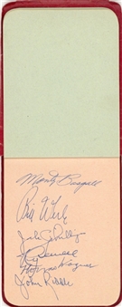 1940-50s Baseball Autograph Album With 47 Signatures Including Honus Wagner (JSA)